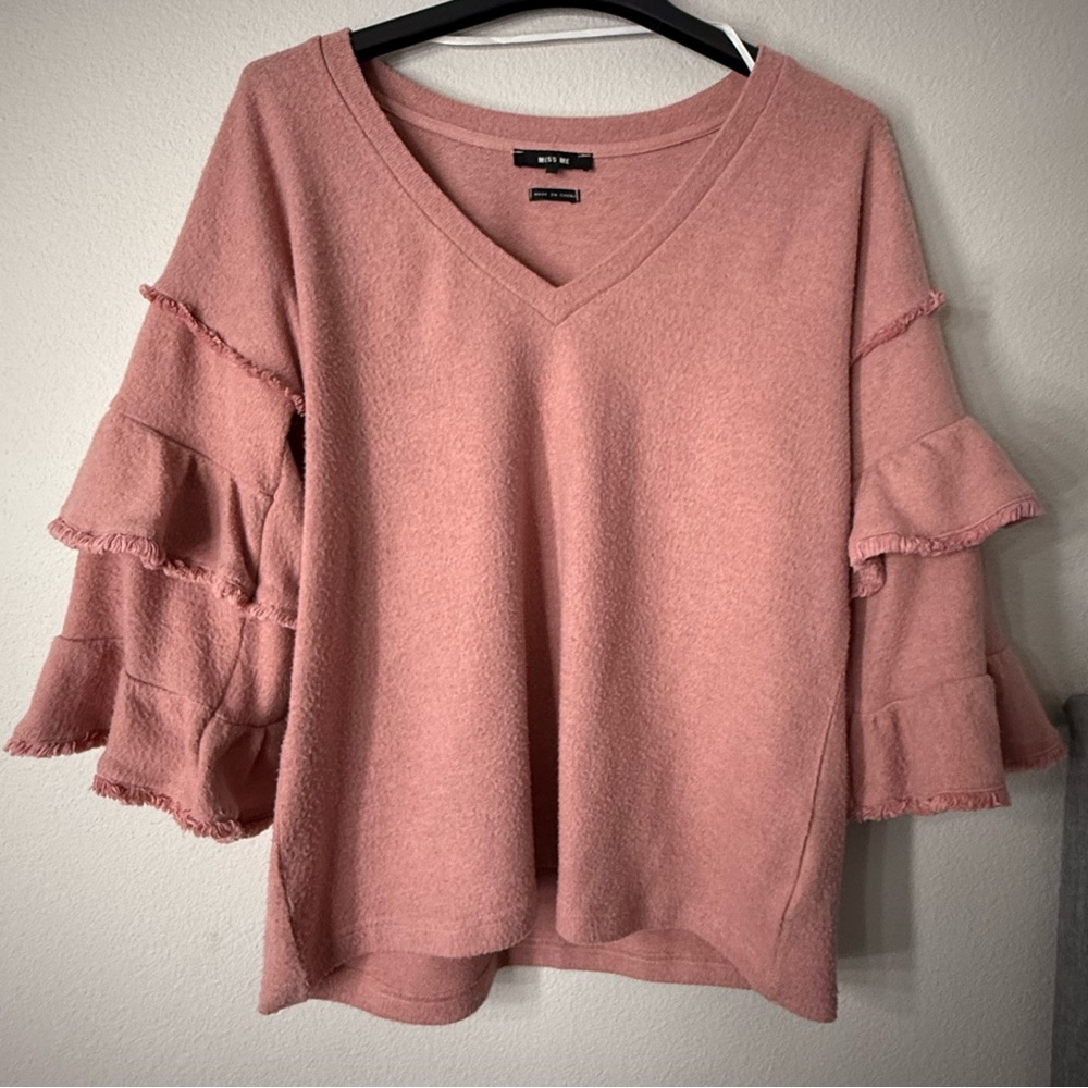 Miss Me ruffle top